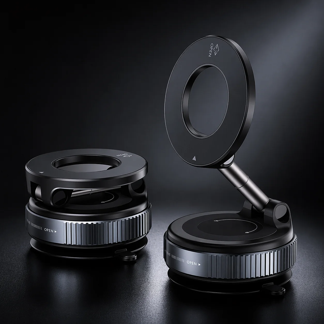 FlexMag Mount in black finish